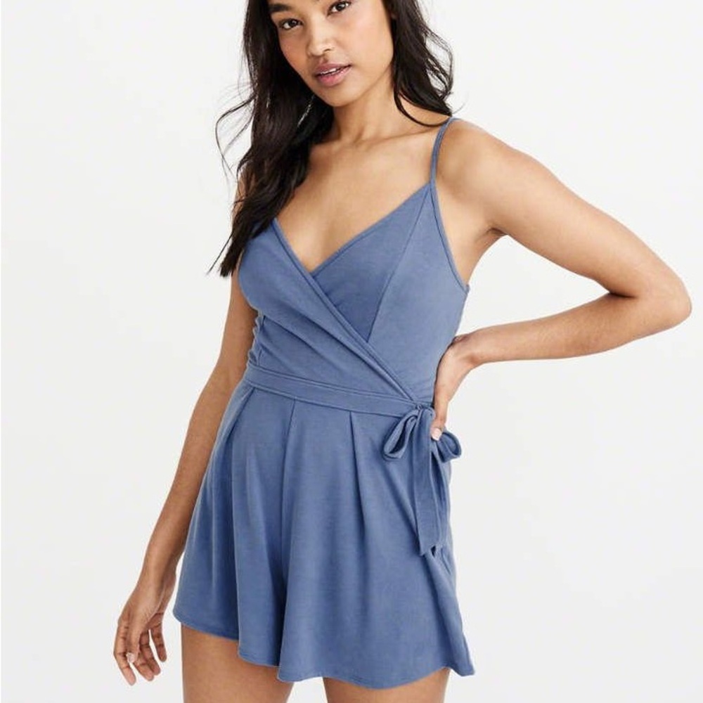 Abercrombie & Fitch Wrap-Front Romper